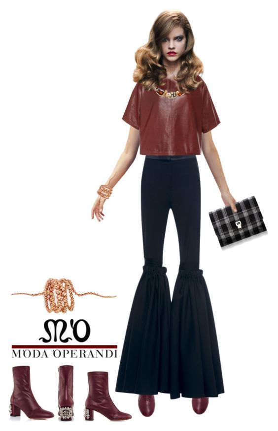 moda operandi - Isabel Marant Sunny Leather Feza Top In Rust  - 